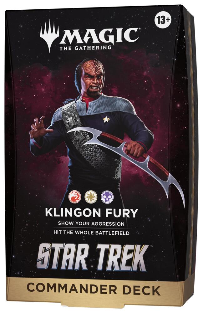 Star Trek Klingon Fury Commander Deck