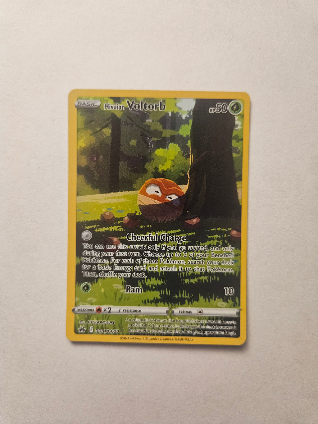 Hisuian Voltorb GG01/GG70 Crown Zenith Galarian Gallery