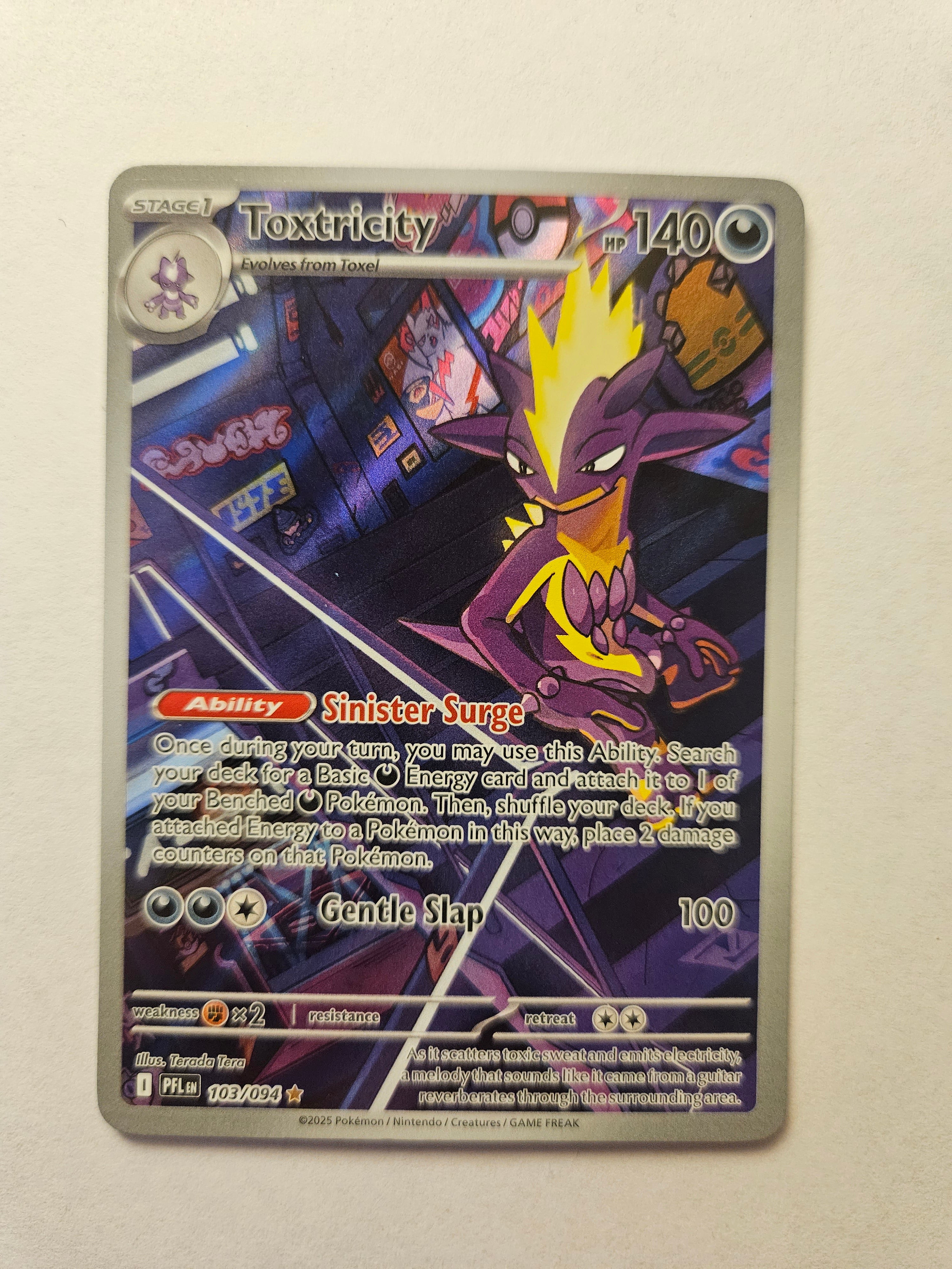 Toxtricity 103/094 Phantasmal Flames Illustration Rare