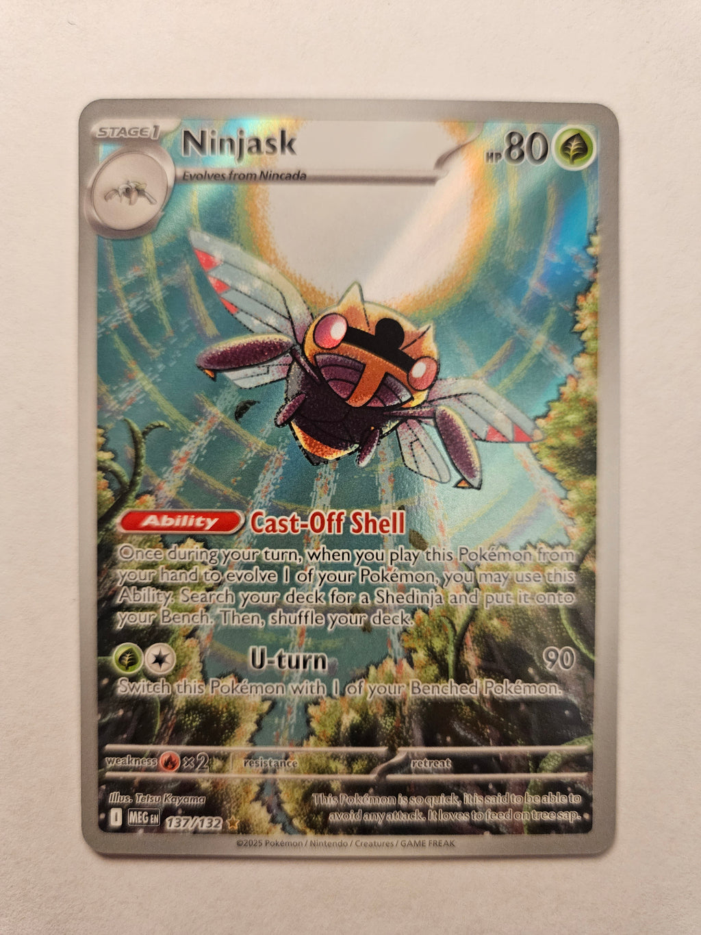 Ninjask 137/132 Illustration Rare Mega Evolution