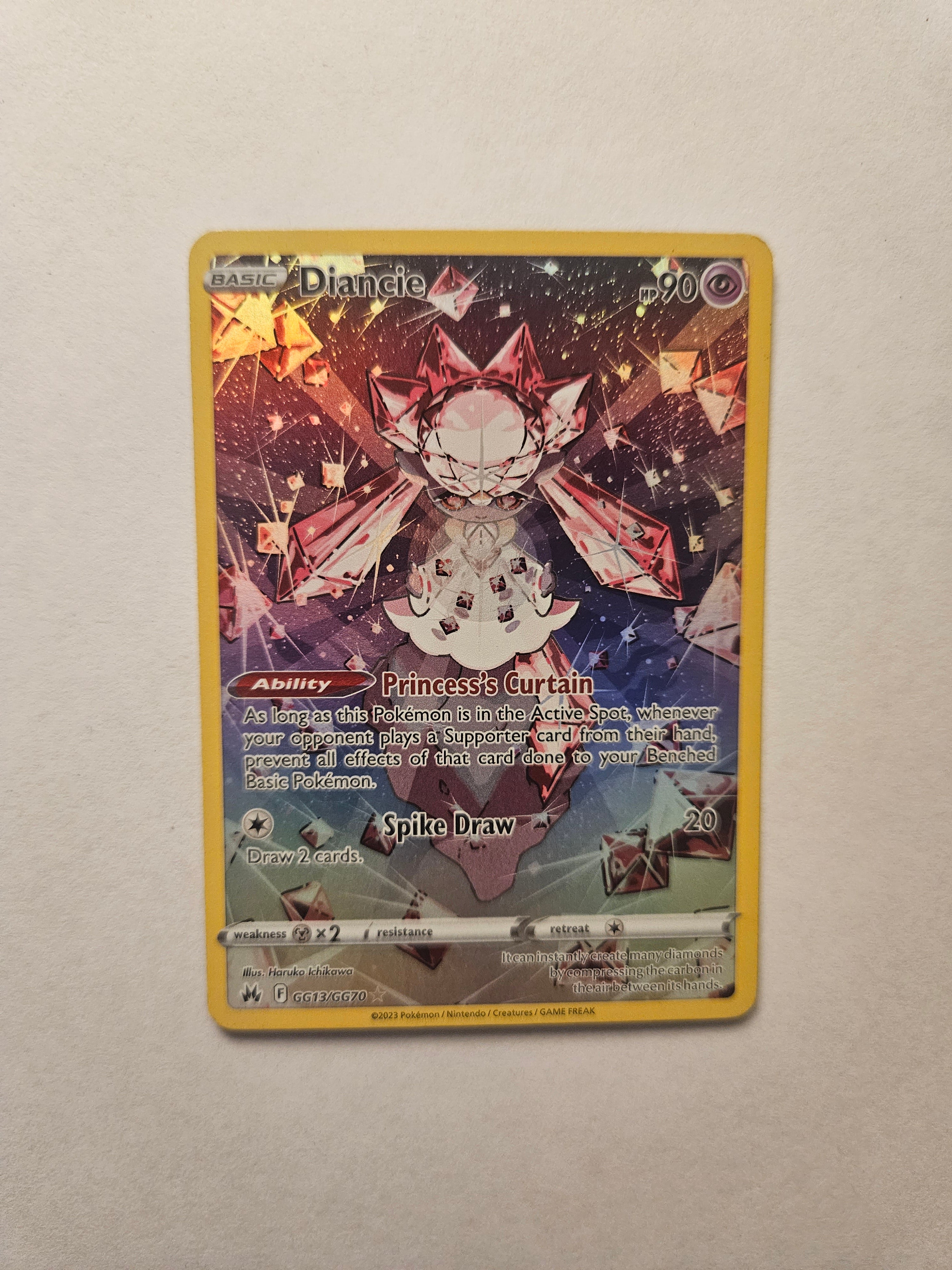 Diancie GG13/GG70 Crown Zenith Galarian Gallery Pokemon