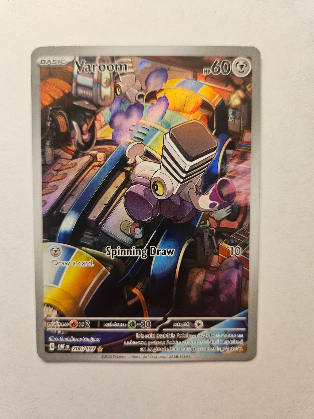 Varoom 206/197 Obsidian Flames Illustration