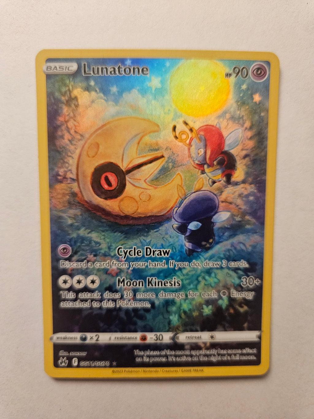 Lunatone GG11/GG70 Crown Zenith Galarian Gallery Ultra Rare