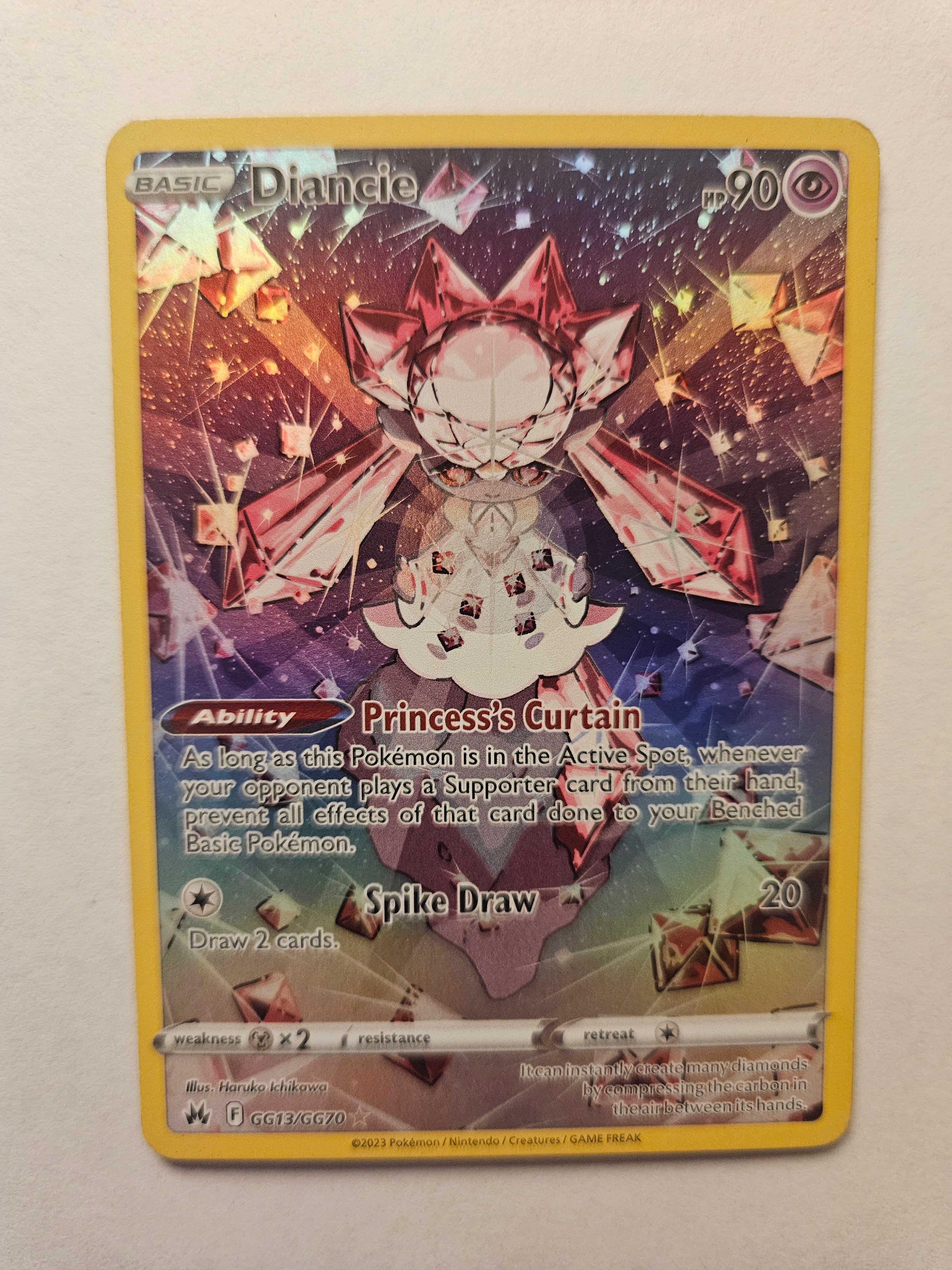 Diancie GG13/GG70 Crown Zenith Galarian Gallery Pokemon