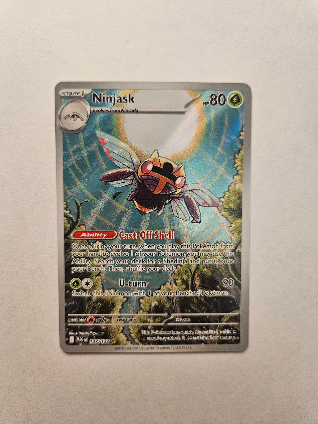 Ninjask 137/132 Illustration Rare Mega Evolution