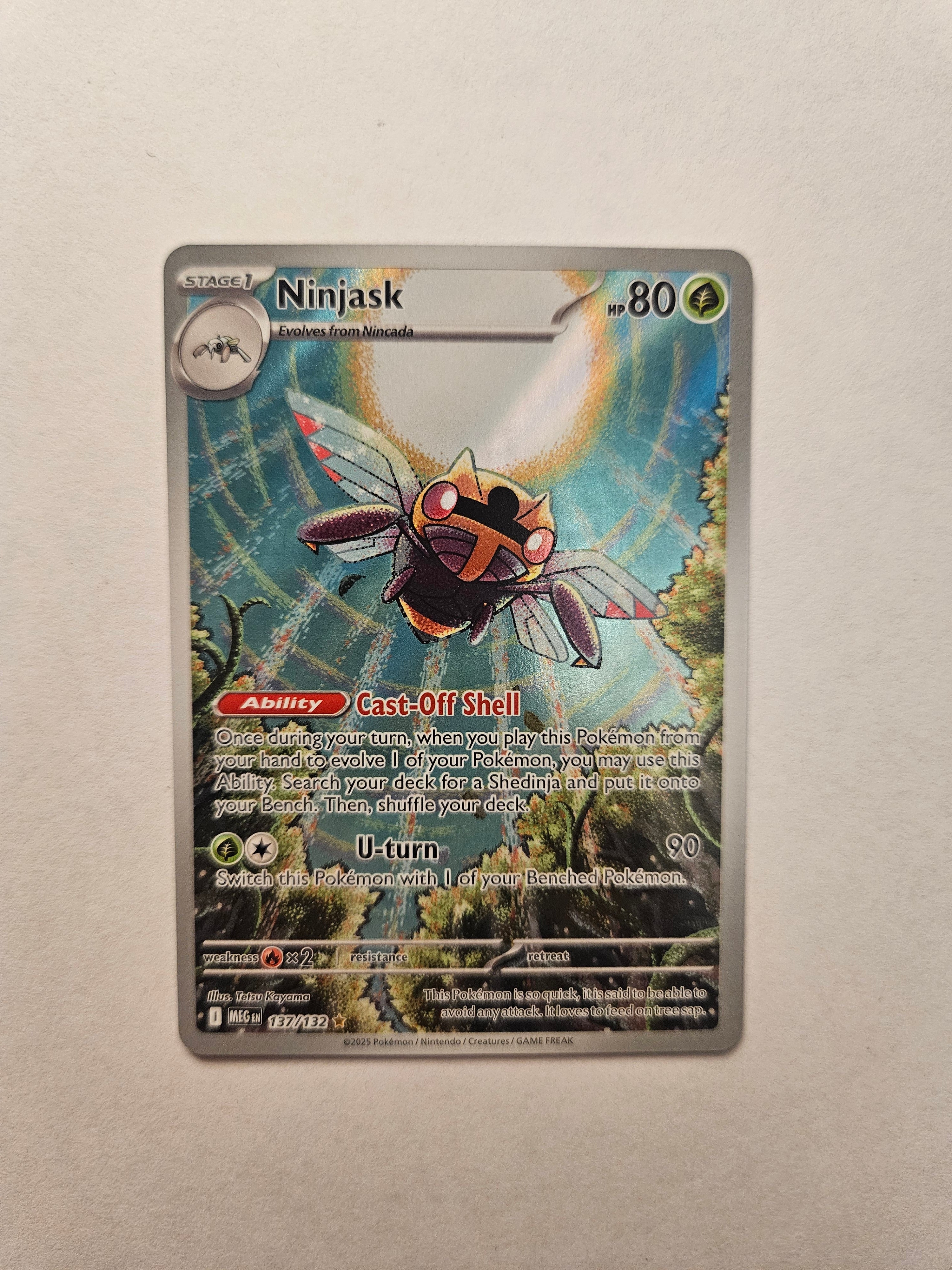 Ninjask 137/132 Illustration Rare Mega Evolution