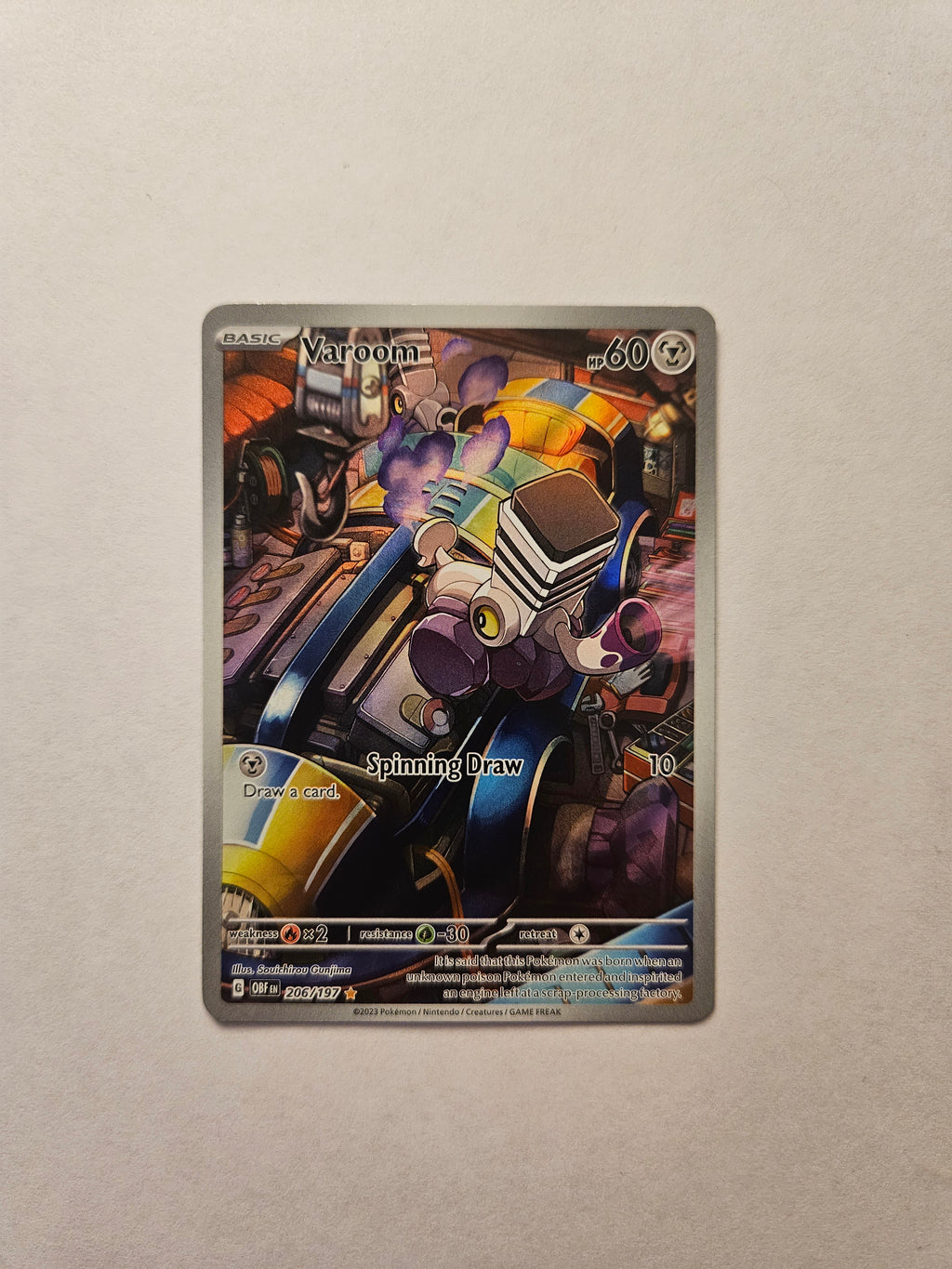 Varoom 206/197 Obsidian Flames Illustration