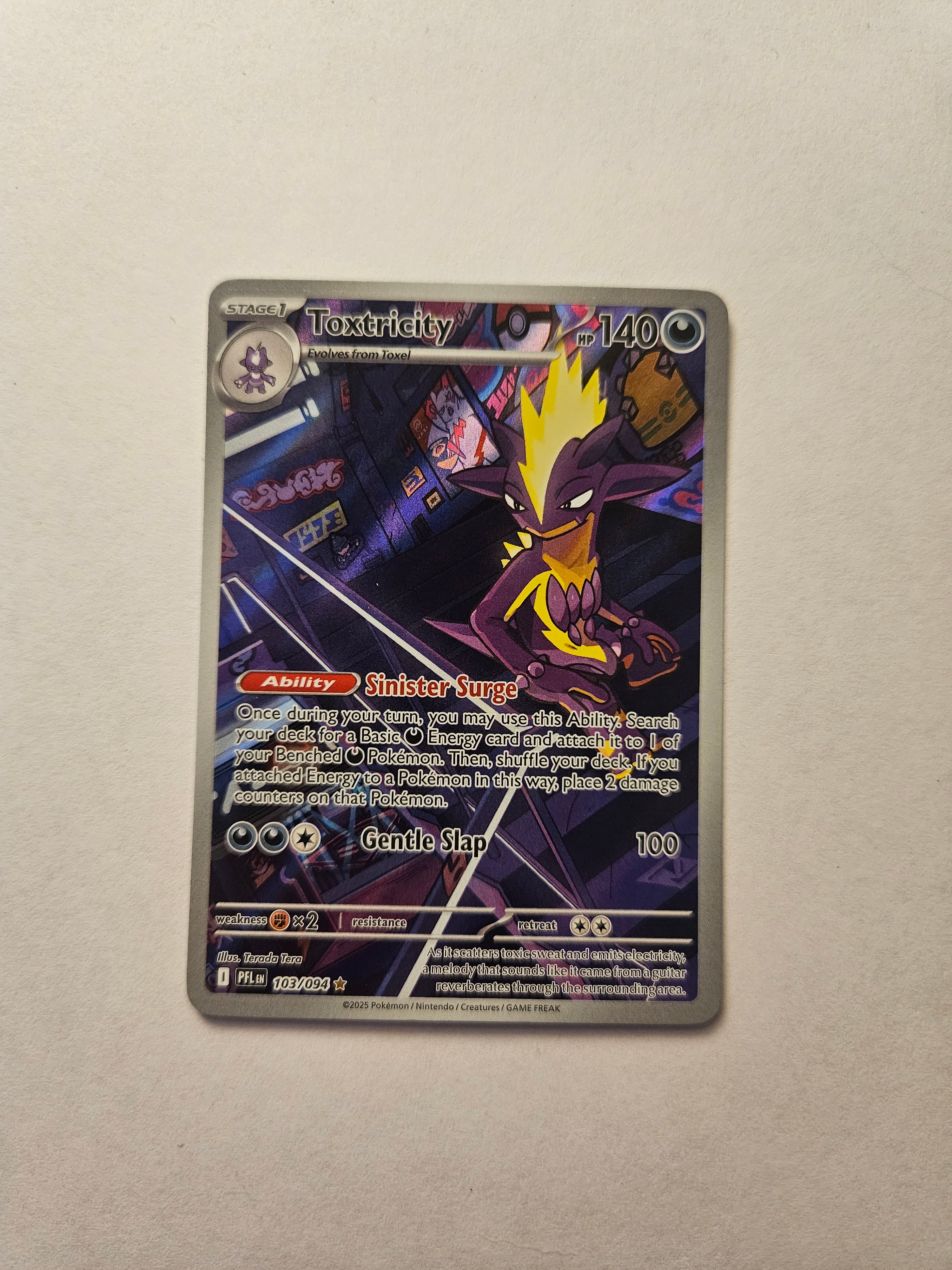 Toxtricity 103/094 Phantasmal Flames Illustration Rare