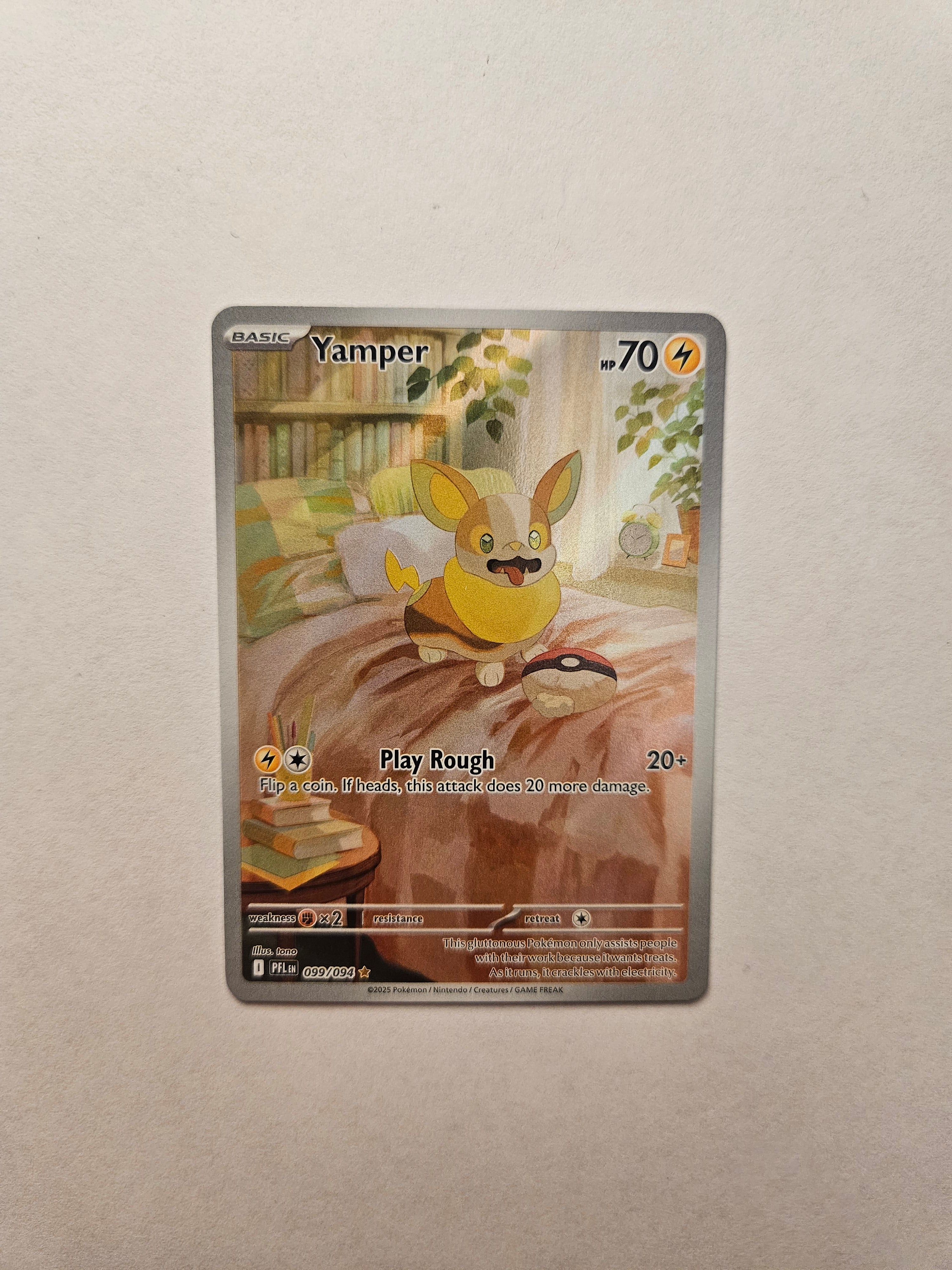 Yamper 099/094 Phantasmal Flames Illustration Rare