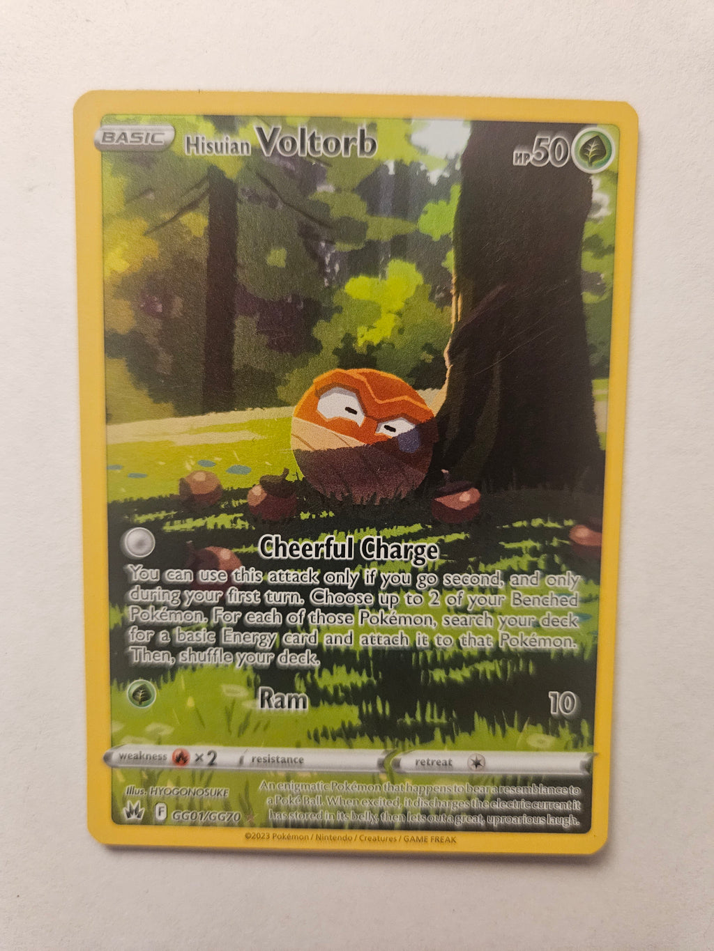 Hisuian Voltorb GG01/GG70 Crown Zenith Galarian Gallery