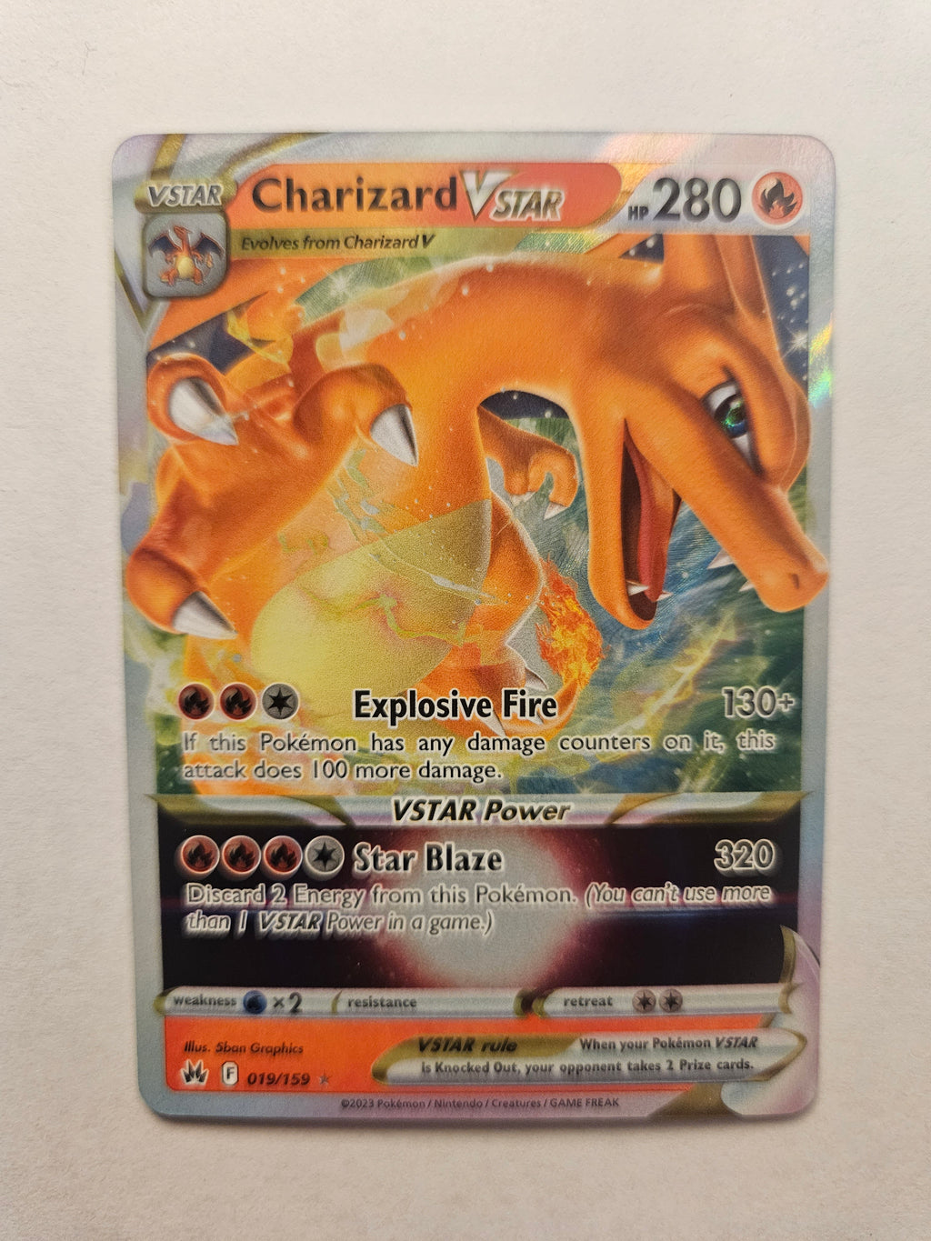 Charizard VSTAR 019/159 Crown Zenith Pokmon Card The Gamers Quest Charizard VSTAR 019/159 Crown Zenith Pokmon Card The Gamers Quest