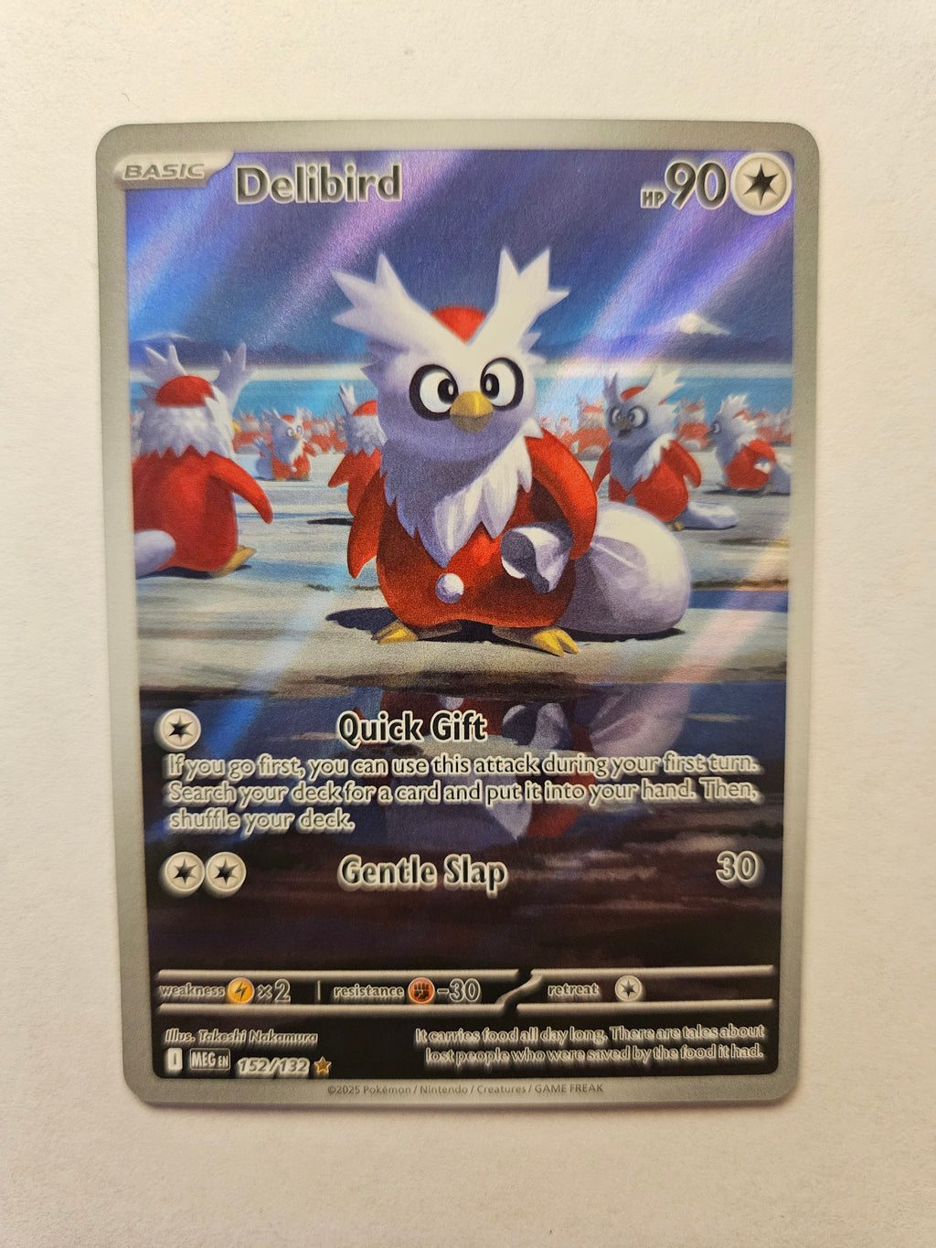 Delibird 152/132 Mega Evolution Illustration Rare