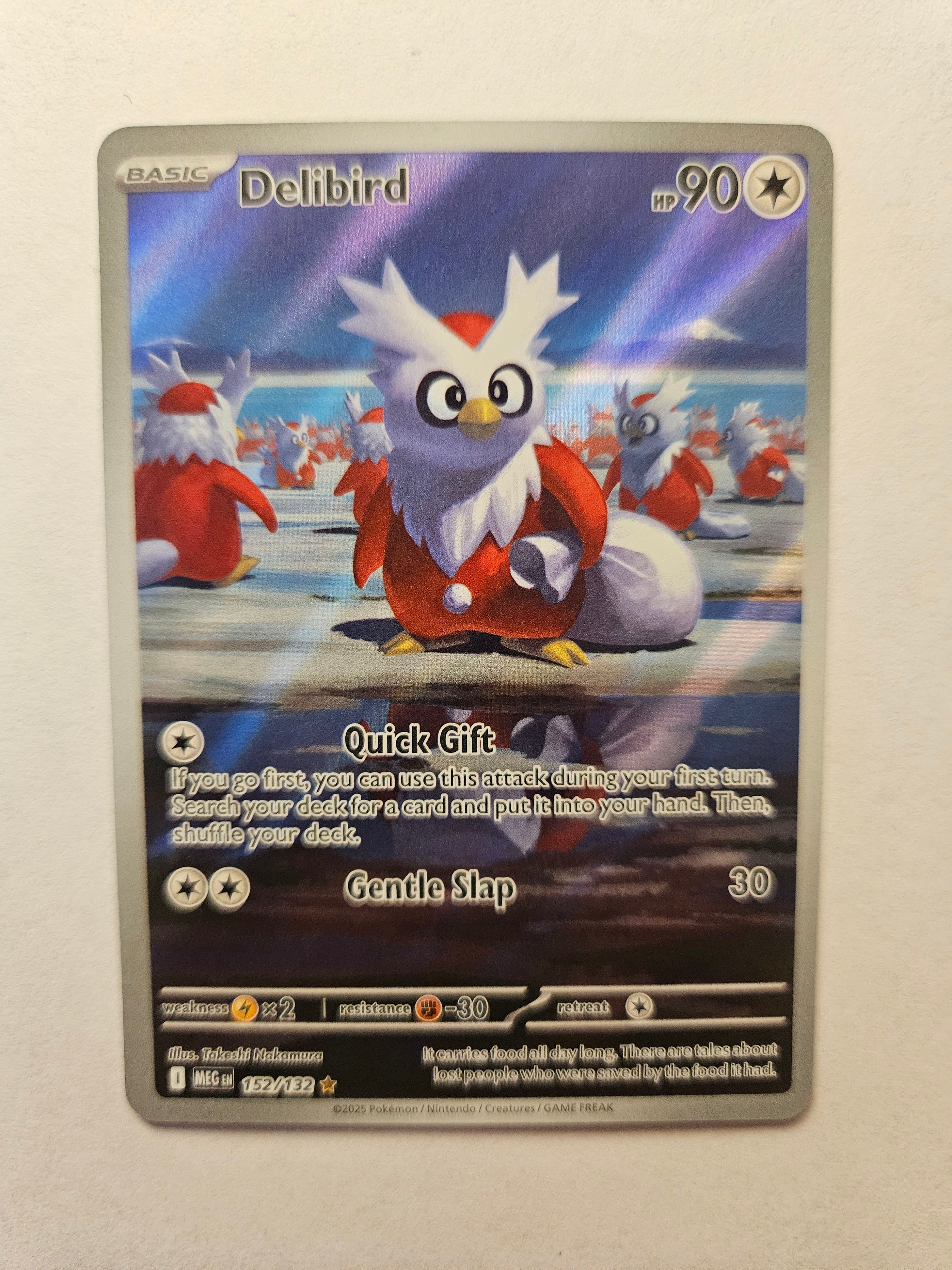 Delibird 152/132 Mega Evolution Illustration Rare