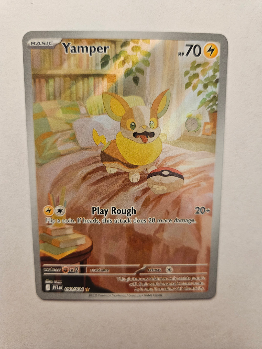 Yamper 099/094 Phantasmal Flames Illustration Rare