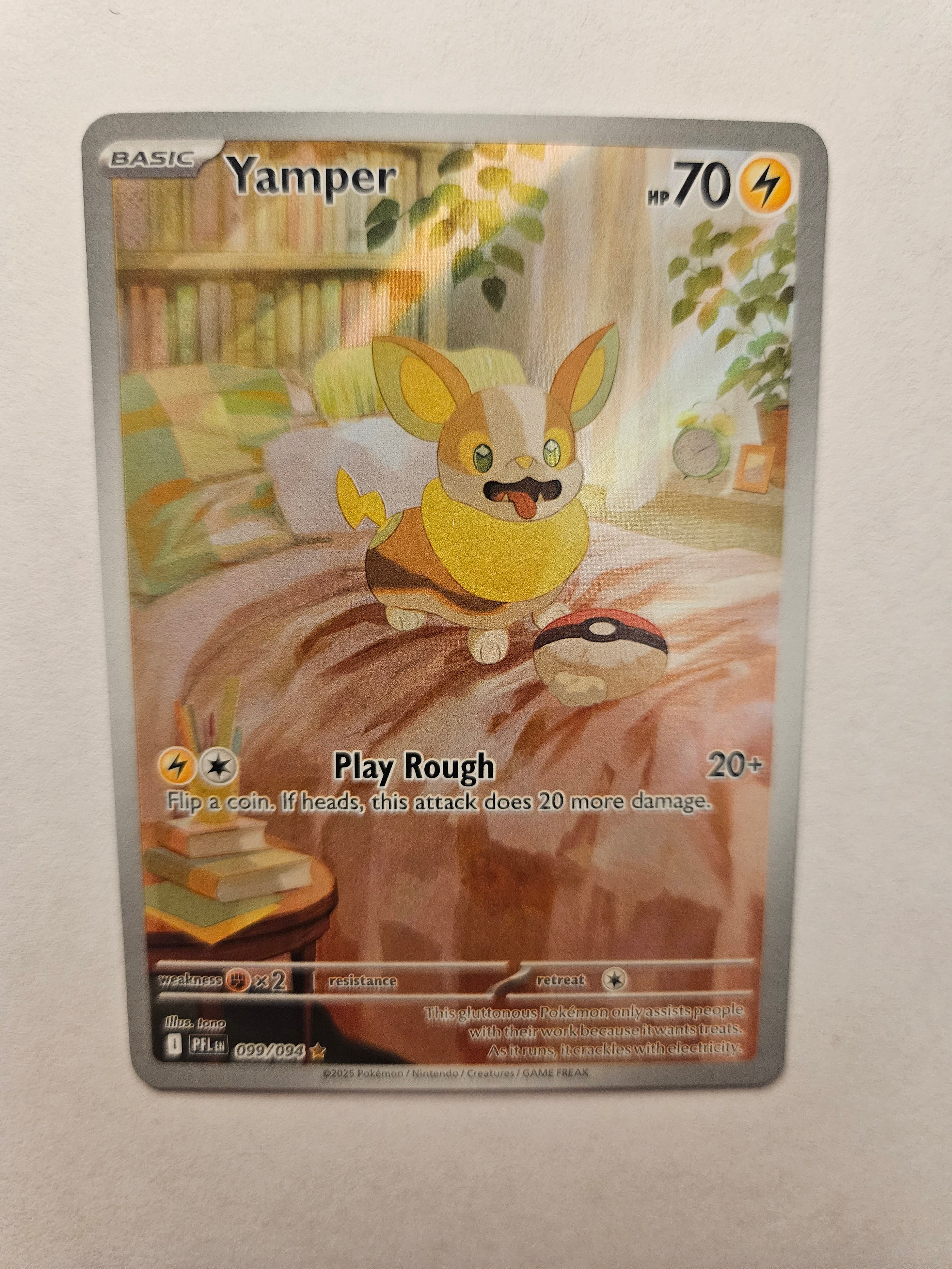 Yamper 099/094 Phantasmal Flames Illustration Rare