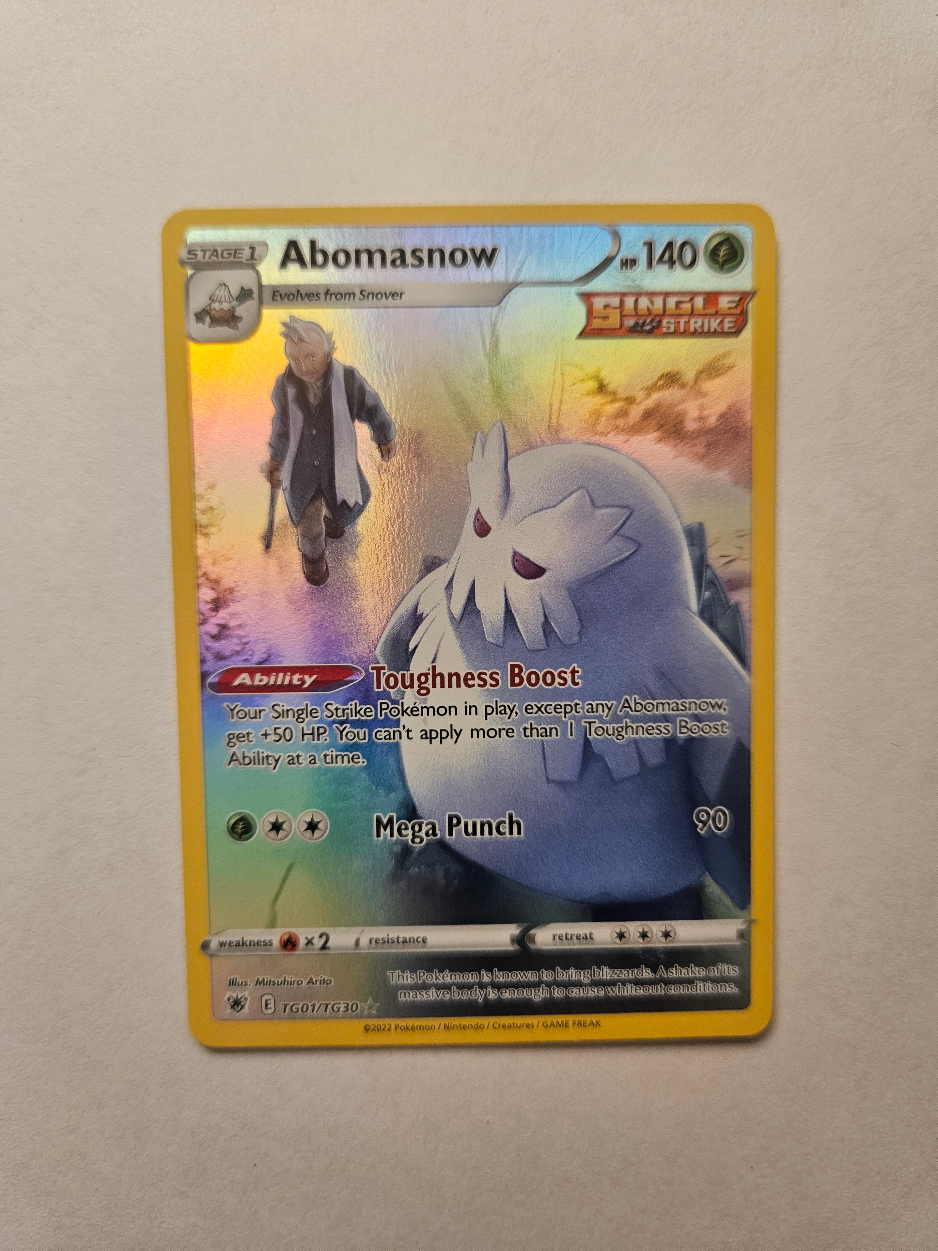 Abomasnow TG01/TG30 Astral Radiance Trainer Gallery Ultra Rare