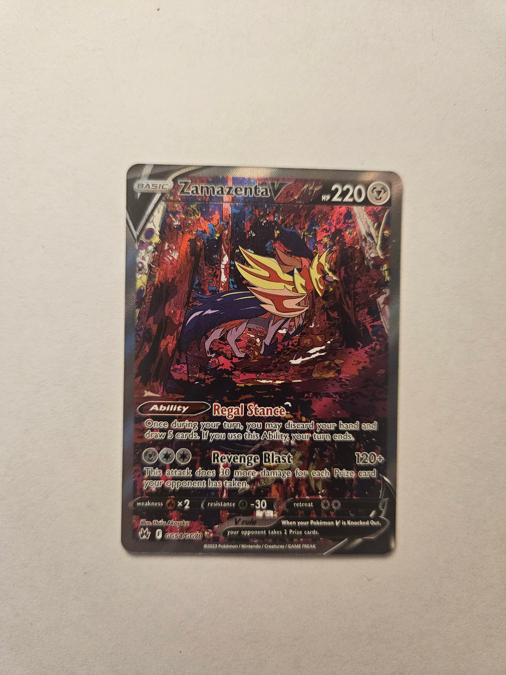 Zamazenta V GG54/GG70 Crown Zenith Galarian Gallery