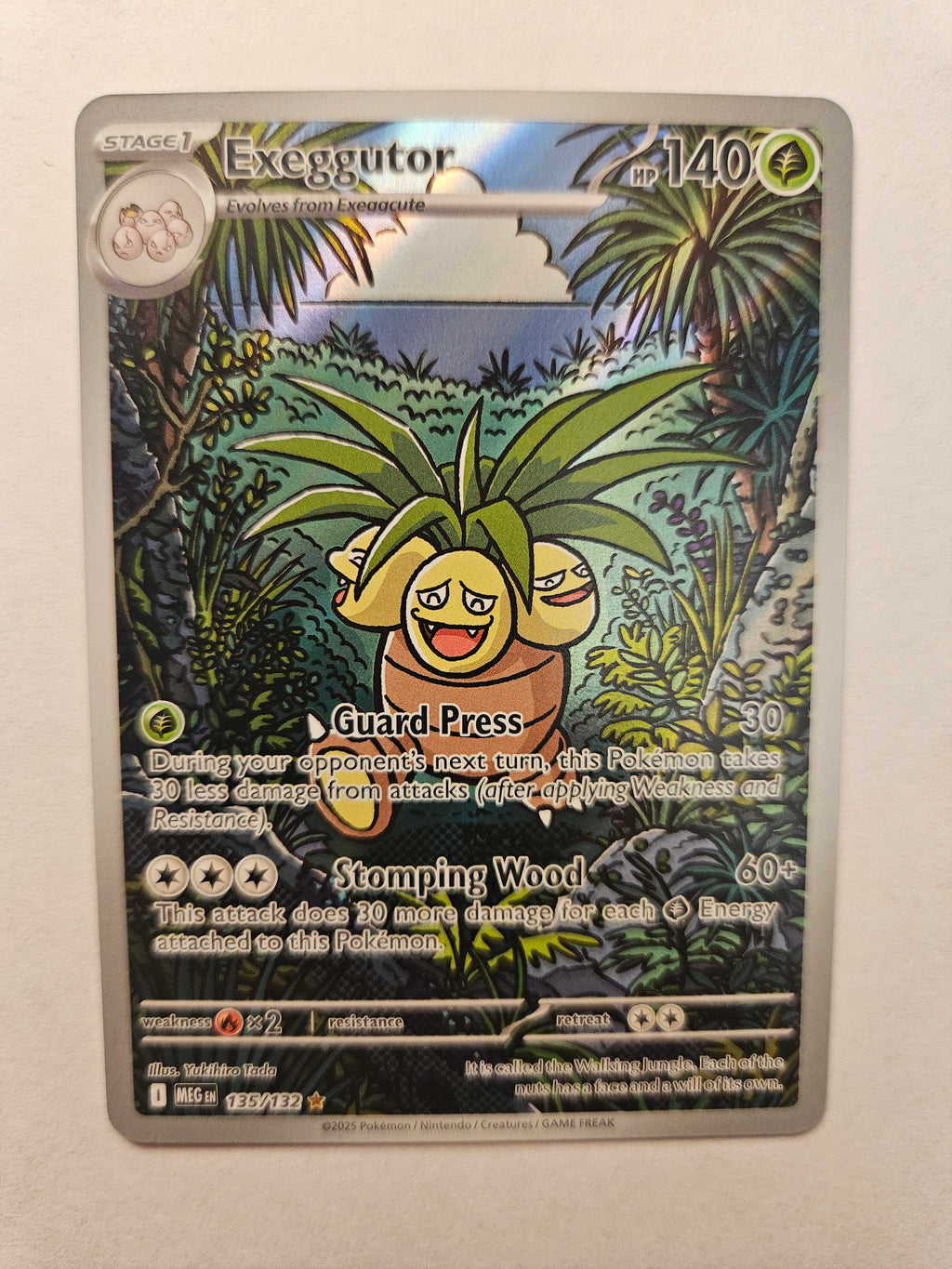 Exeggutor 135/132 Illustration Rare Mega Evolution