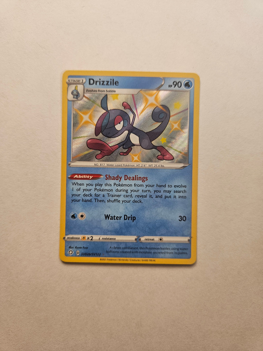 Drizzile SV026/SV122 Shiny Shining Fates