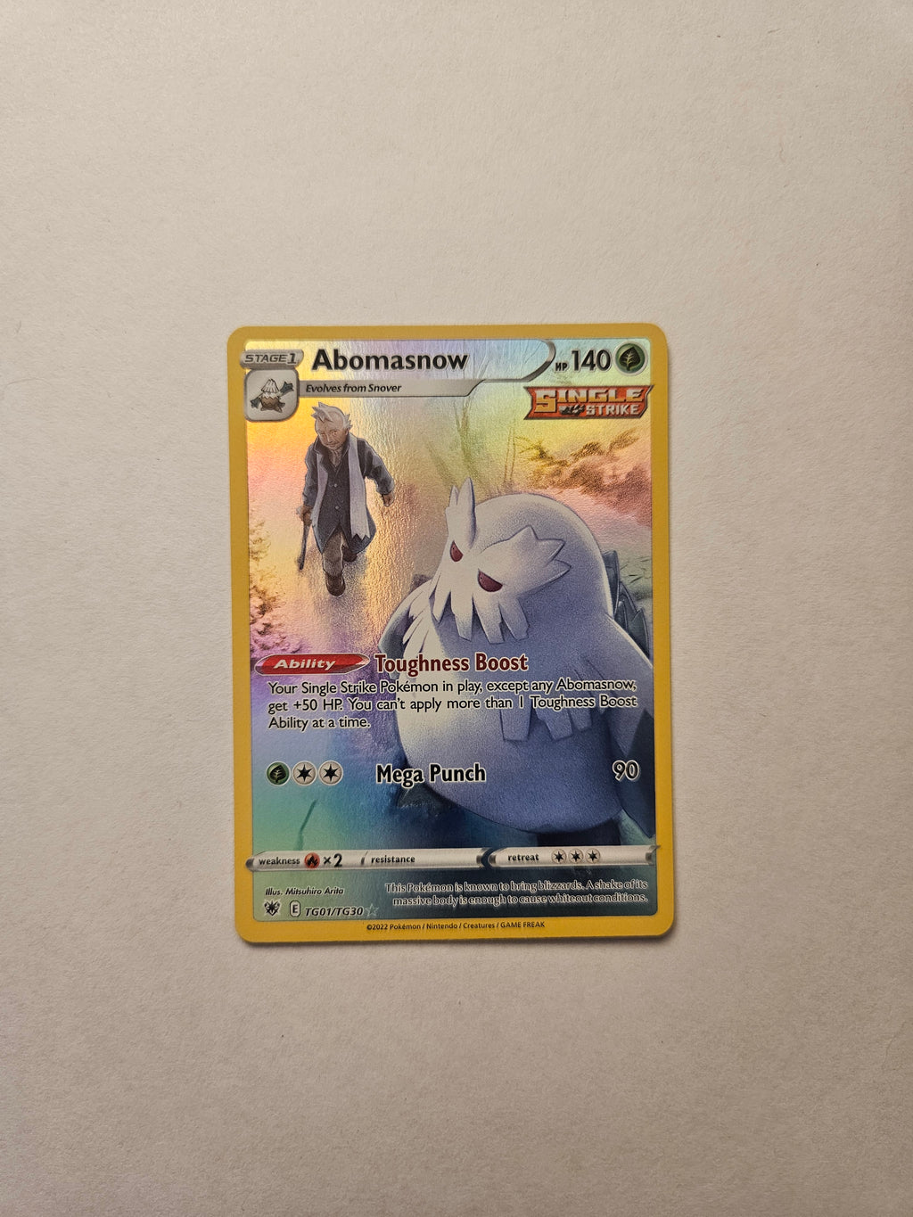 Abomasnow TG01/TG30 Astral Radiance Trainer Gallery Ultra Rare