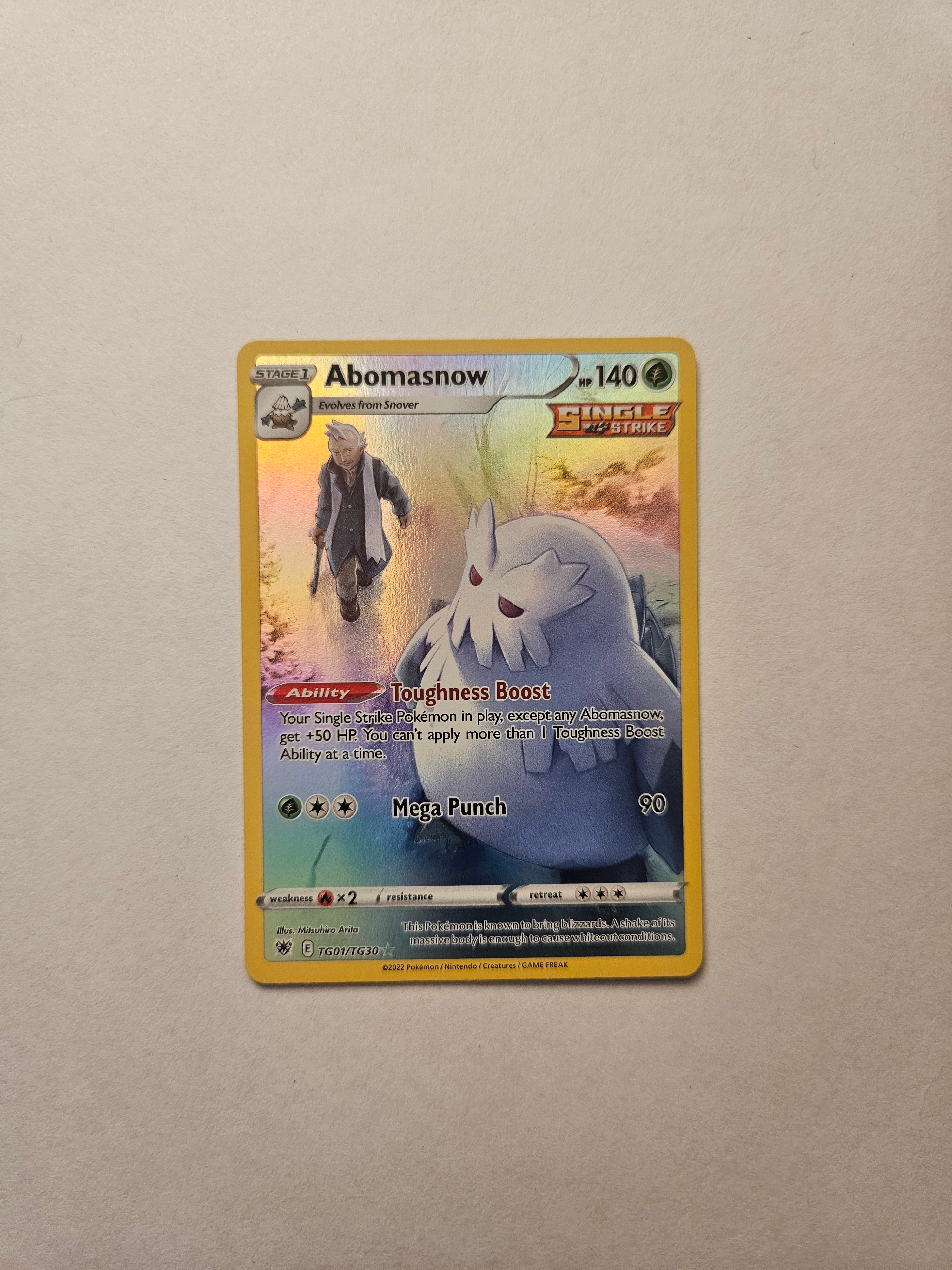 Abomasnow TG01/TG30 Astral Radiance Trainer Gallery Ultra Rare