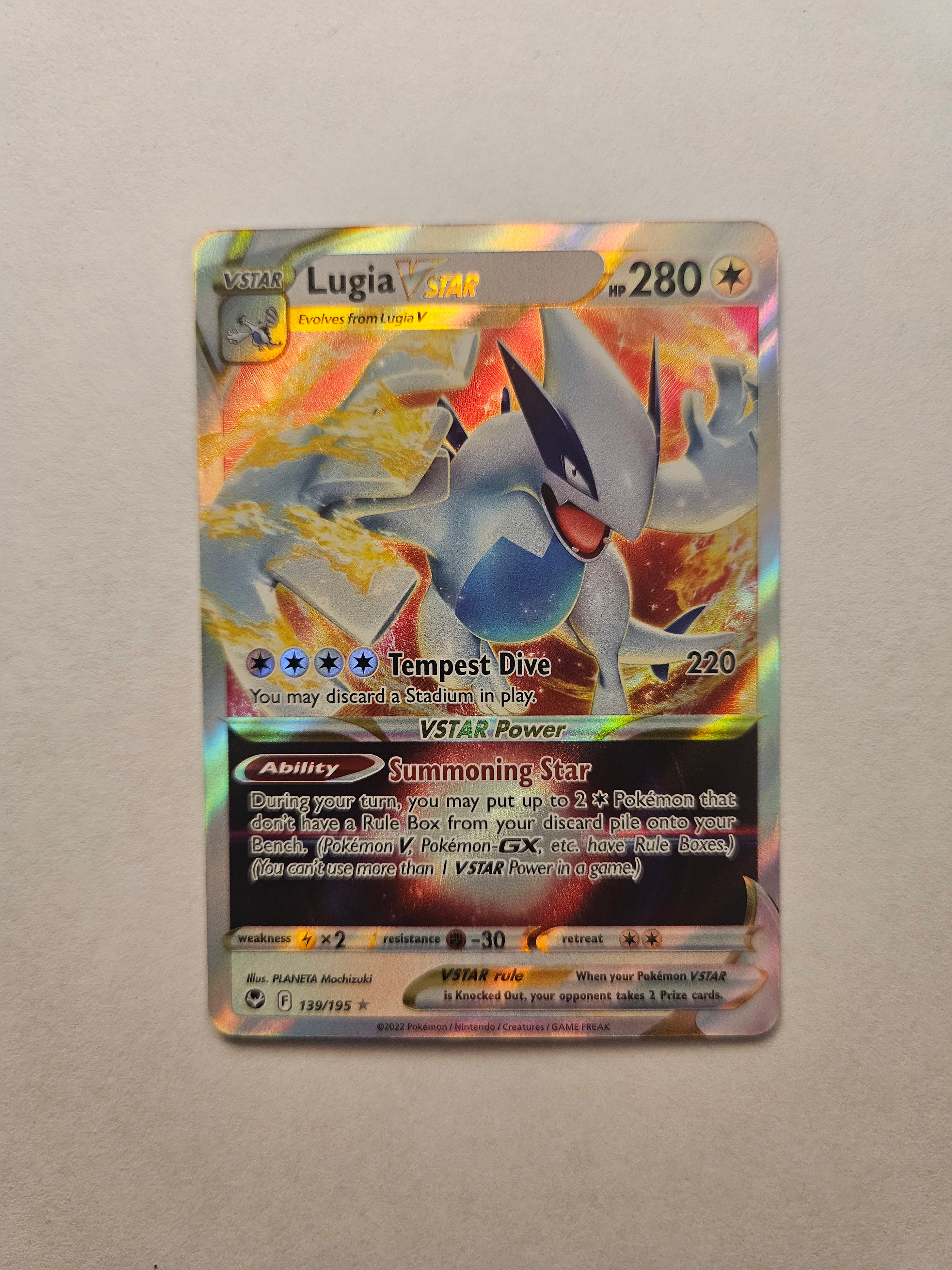 Lugia VSTAR Silver Tempest 139/195 SWSH