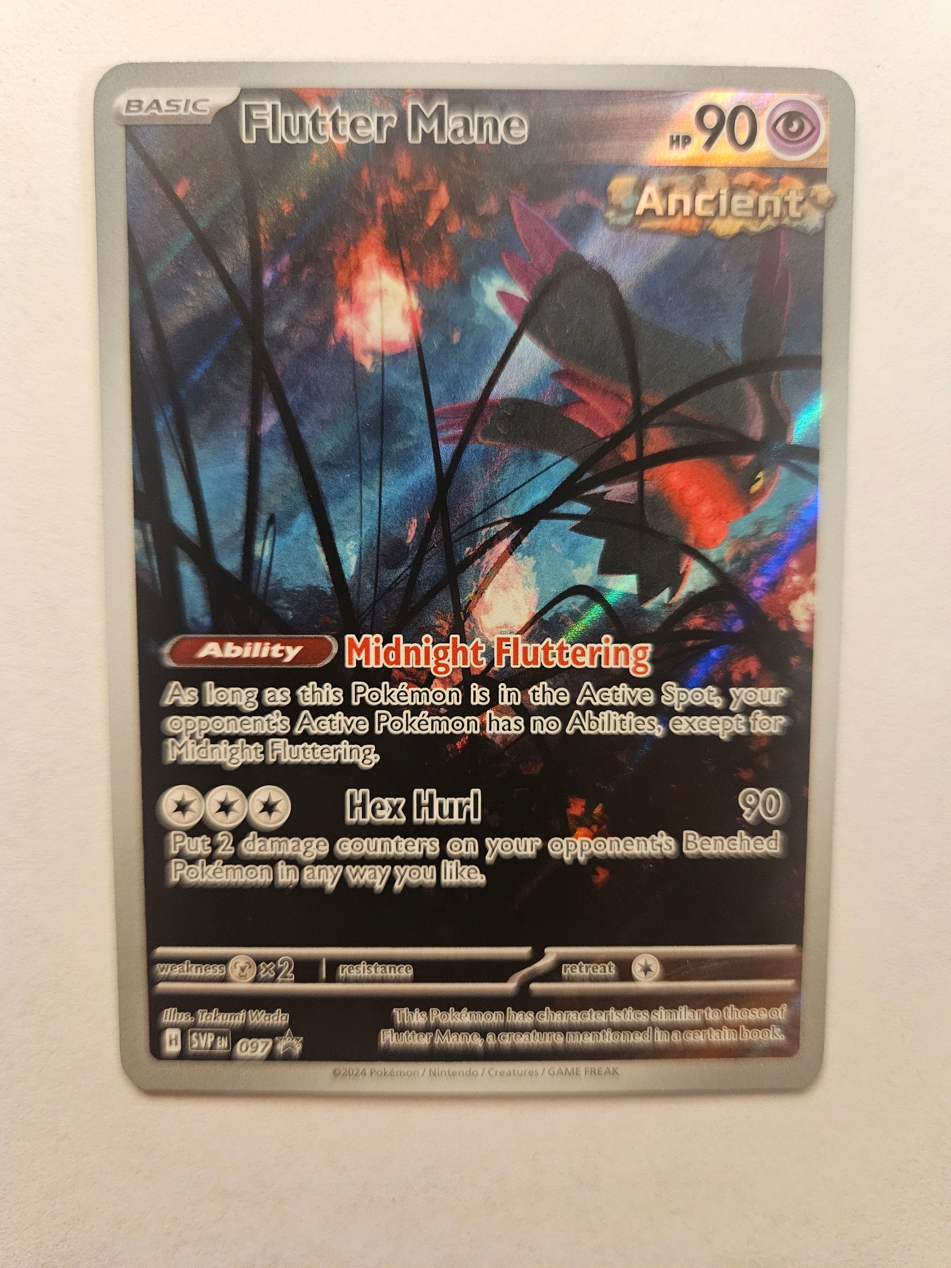 flutter mane pokemon card price Flutter Mane Scarlet & Violet Black Star Promo 097