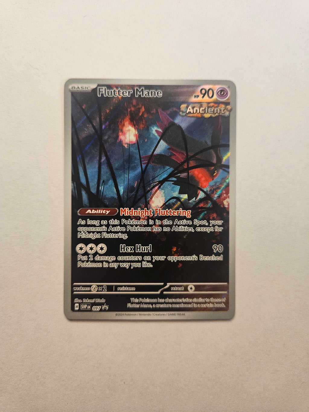 flutter mane pokemon card Flutter Mane Holo Rare Pokemon Card Temporal Forces 078/162 NM