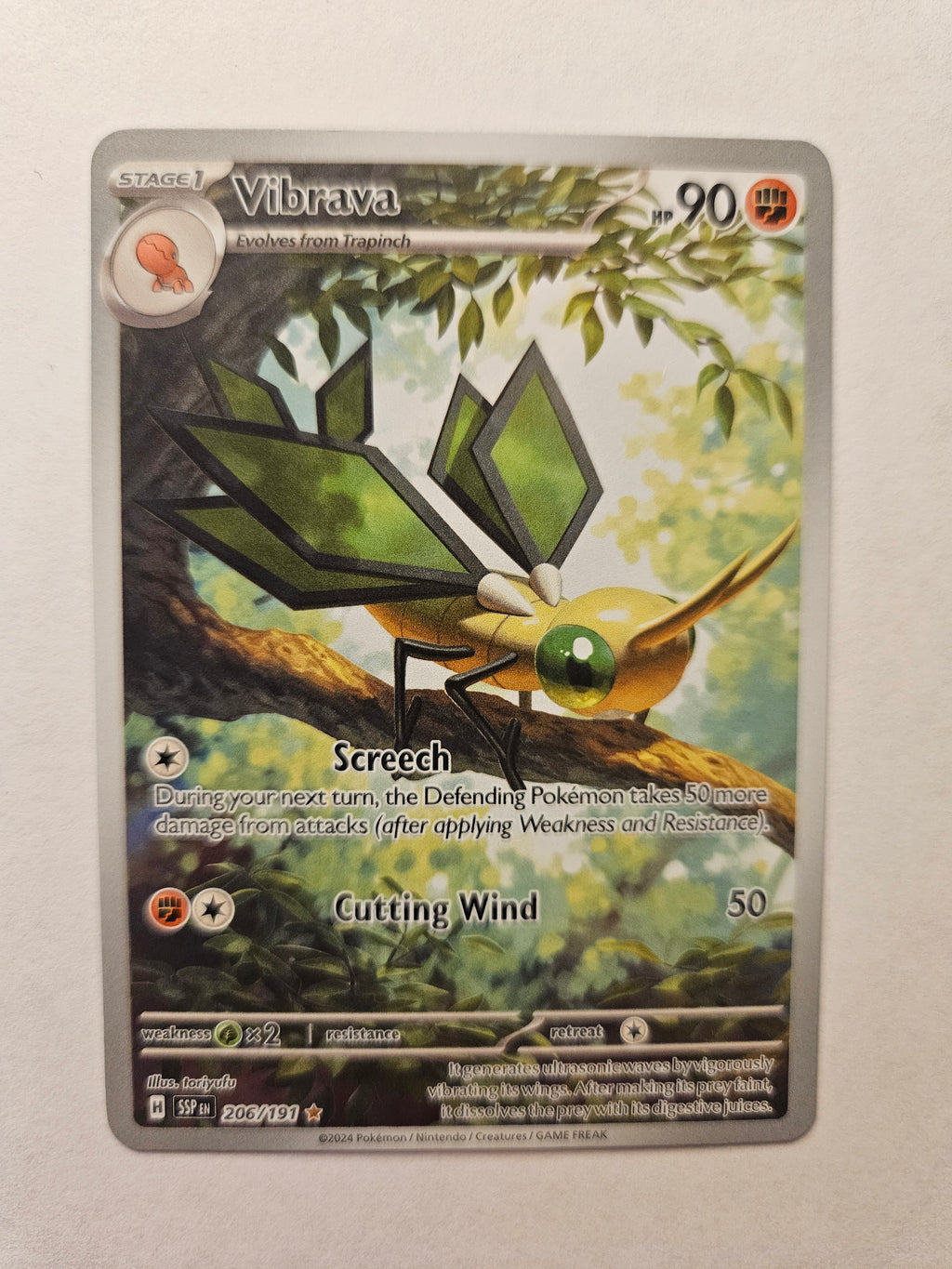 Vibrava 206/191 Illustration Rare Surging Sparks