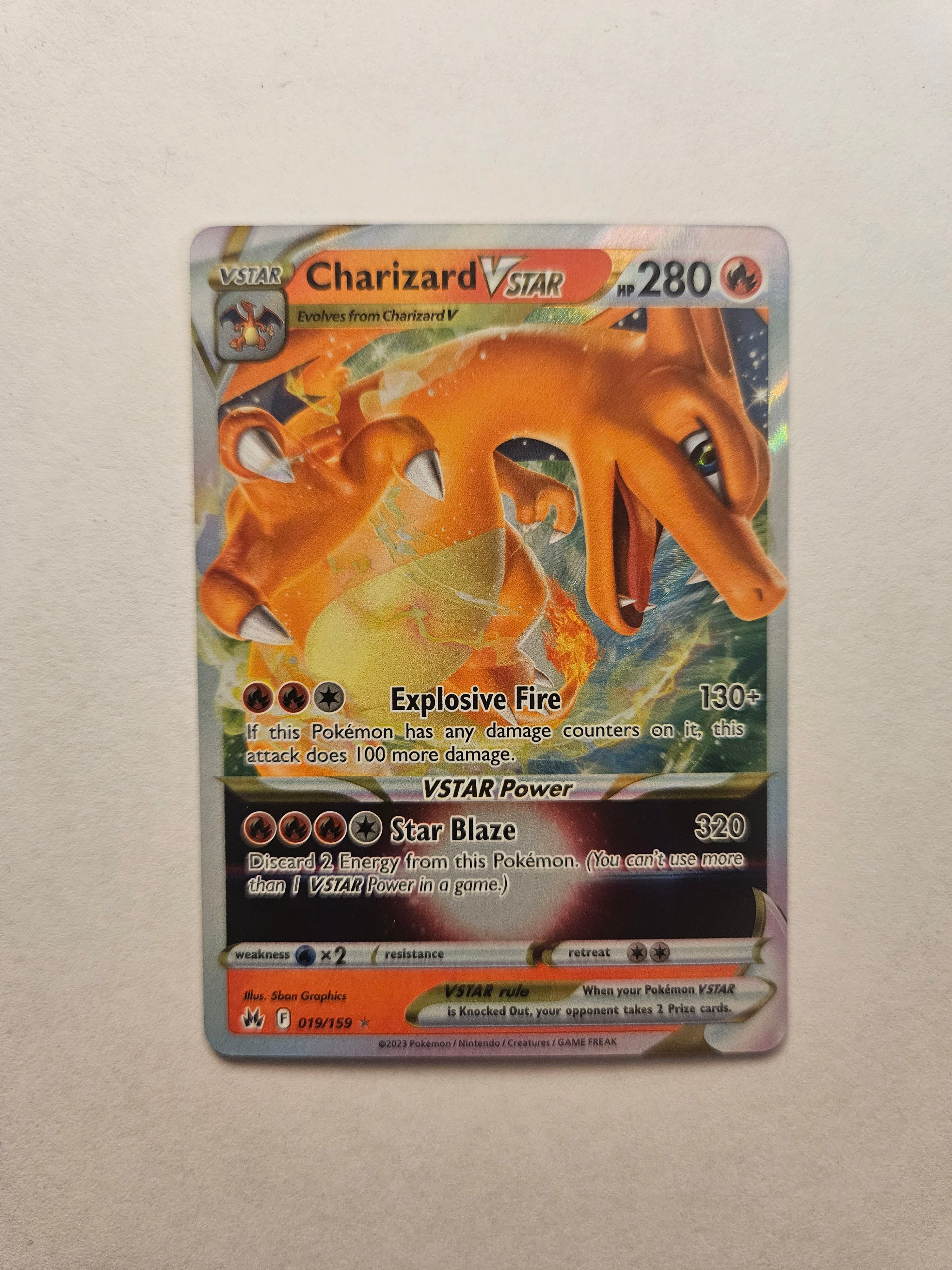 Charizard VSTAR 019/159 Crown Zenith Pokmon Card The Gamers Quest Charizard VSTAR 019/159 Crown Zenith Pokmon Card The Gamers Quest